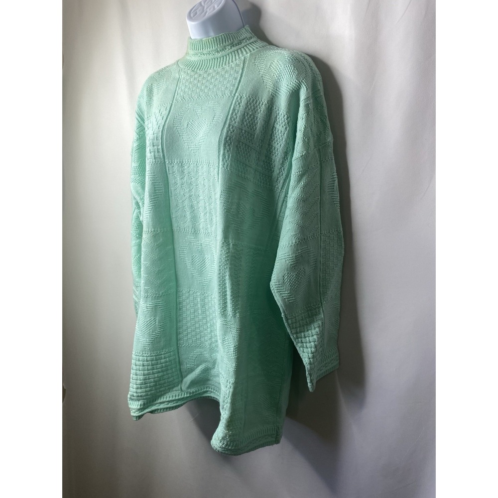 Vintage Spunky Women's Golden Girls Sweater One Size Valentines Hearts Cottage - Picture 2 of 13